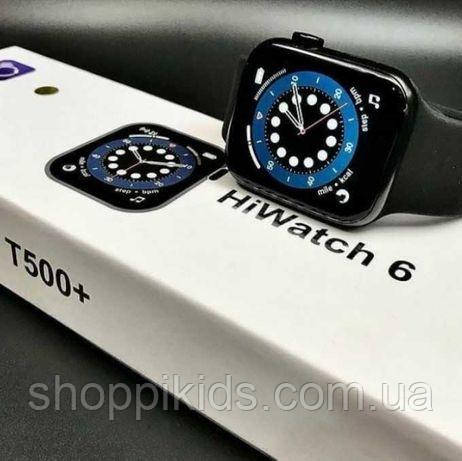 Стильные Умные смарт часы Smart Watch T500+ Apple watch 6/44мм Т500+ Plus / Умные часы Т500+ Plus Белые - фото 7 - id-p1467829723