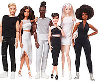 Колекційна лялька Барбі Barbie Signature Looks Платинова блондинка GXB28, фото 8