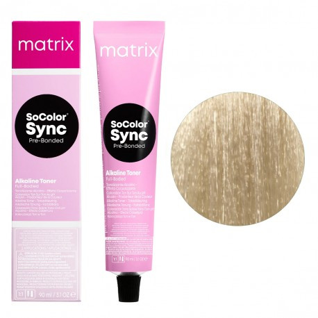 Крем-фарба без аміаку Matrix Color Sync №SPM Світлий золотистий блонд 90 мл