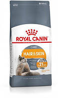 Сухой корм для котов от 1 до 7 лет для заботы о коже и шерсти Royal Canin Hair & Skin Care 400 г