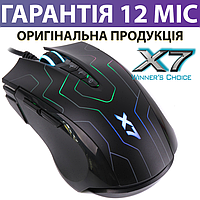 Игровая мышь A4Tech X7 X89 Maze Neon USB черная, проводная, геймерская мышка а4 х7