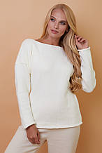Жіночий светр «Медіна» L, Молоко