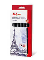Олівці для креслення (набір 12 шт.), Skiper SK-9500-12
