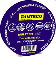 Ізострічка INTECO MULTECH PRO 50 м СИНЯЯ (Електроізоляційна стрічка Інкеко)
