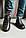 Чоловічі кросівки шкіряні весна / осінь чорні Extrem 1174 / тер-01, фото 4