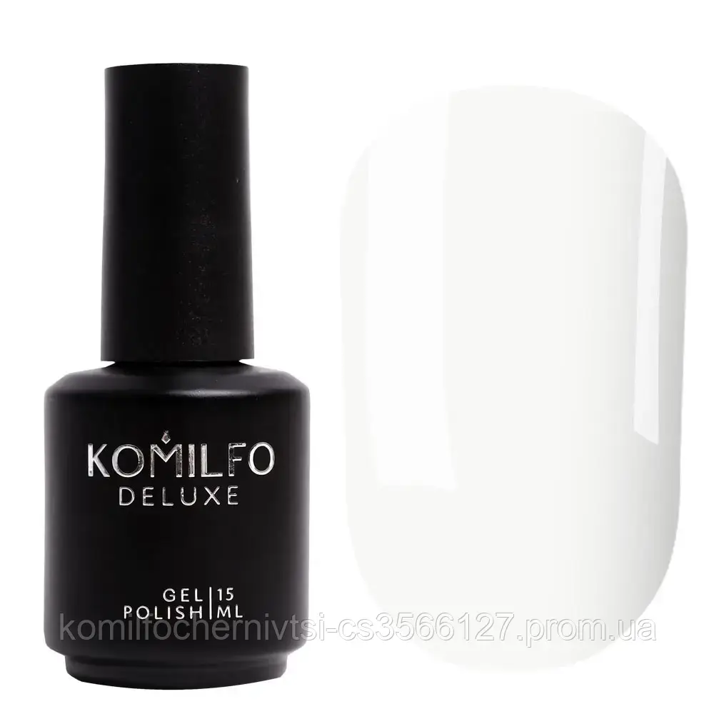 Гель-лак Komilfo French Collection NoF010 (білий, емаль, для френча), 15 мл