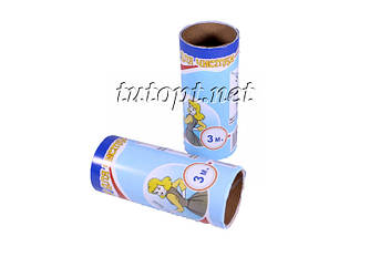 Запаска для ролика-липучки Попелюшка для чищення одягу 2 штуки по 3 метри