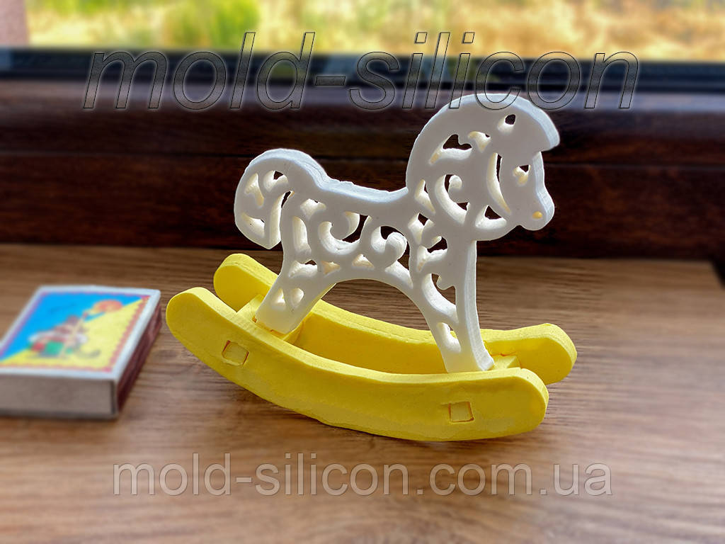 Силіконовий молд "Ажурна конячка 3", фото 1