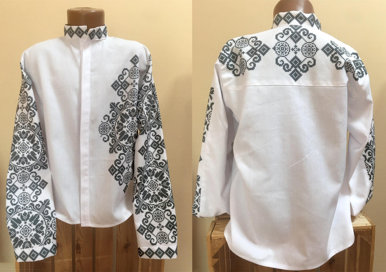 Пошита заготовка вишиванки для хлопчика № 078-ПХС, фото 1