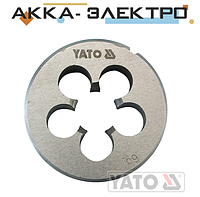 Плашка YATO М10 х 1.5 мм, HSS М2, m= 50 г. 1 шт. YT-2967