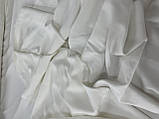 Тканина мокрий шовк на метраж, білий, індонезія, фото 8