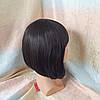 Перука пряме каре термоволосся шоколадний SW501t-6, фото 5