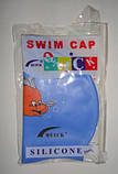 Дитяча шапочка для плавання синього кольору, з малюнком, фото 2