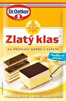 Крем с ванильным вкусом Золотой колос Dr. Oetker zlatu klas 40 г Чехия