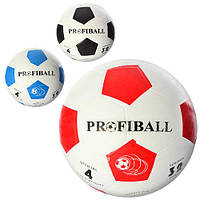 Мяч Футбольный VA 0018 (30 шт) Размер 4, Резина, Гладкий, 340