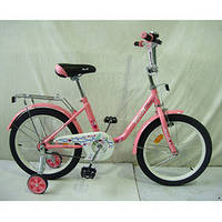 Велосипед детский PROF1 18д. L1881 (1шт) Flower, розовый,зеркало,звонок,доп.колеса