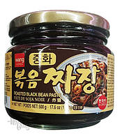 Паста со вкусом жареных черных бобов, 500 г, TM Wang, Южная Корея