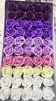 Мыльные розы (микс № 70) для создания роскошных неувядающих букетов и композиций из мыла