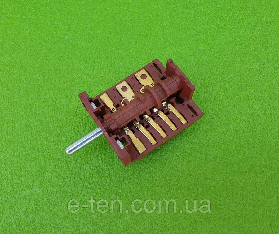 Перемикач семипозиційний AC616A (AC6) вал 616 / 16А / 250V / T150 (контакти зовні 6+6)  ARGESON,Туреччина