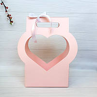 Флористичний кошик   Серденько (Рожева)