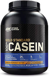 Казеїн Gold Standard 100% Casein Optimum Nutrition 1.8 кг Шоколад - Арахісова паста