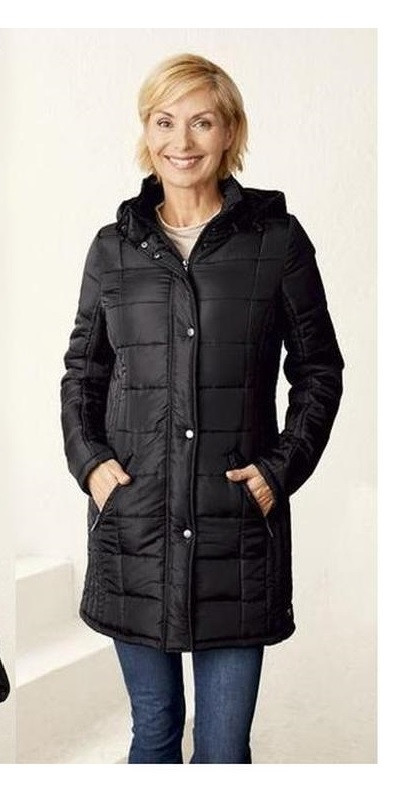 Стильне жіноче демісезонне стьобане пальто від Esmara, Німеччина, SM