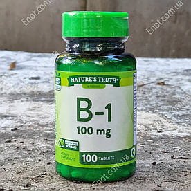 Вітамін Nature's Truth B-1 100 мг 100 таблеток