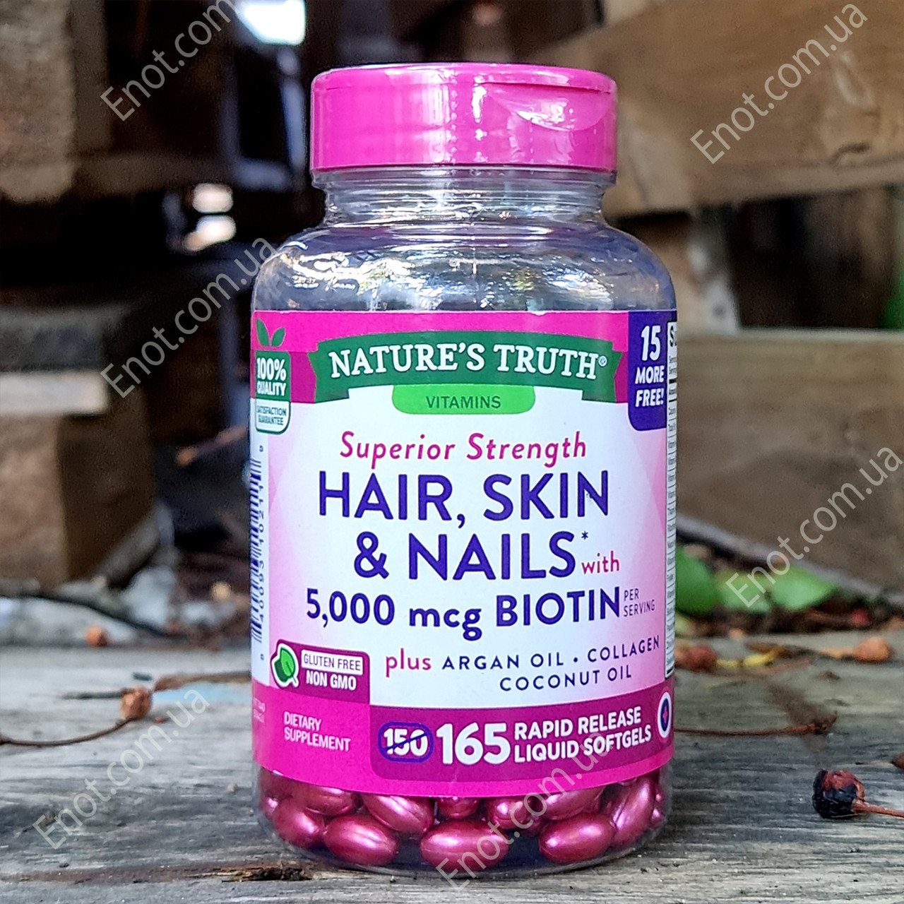 Nature's Truth Hair, Skin & Nails with Biotin (Волосы, Кожа и Ногти + Биотин) 165 жидких капсул: продажа, цена в Виннице. Витамины, аминокислоты и коферменты от Nature's Truth Hair, Skin & Nails with Biotin (Волосы, Кожа и Ногти + Биотин) 165 жидких капсул: продажа, цена в Виннице. Витамины, аминокислоты и коферменты от