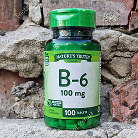 Вітамін В-6 Nature's Truth B-6 100 мг 100 таблеток
