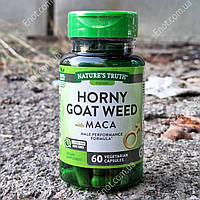 Nature's Truth Horny Goat Weed with Maca (Трава Роговой козий + Мака) 60 вегетарианских капсул