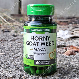 Nature's Truth Horny Goat Weed with Maca (Трава Роговий козій + Маку) 60 вегетаріанських капсул