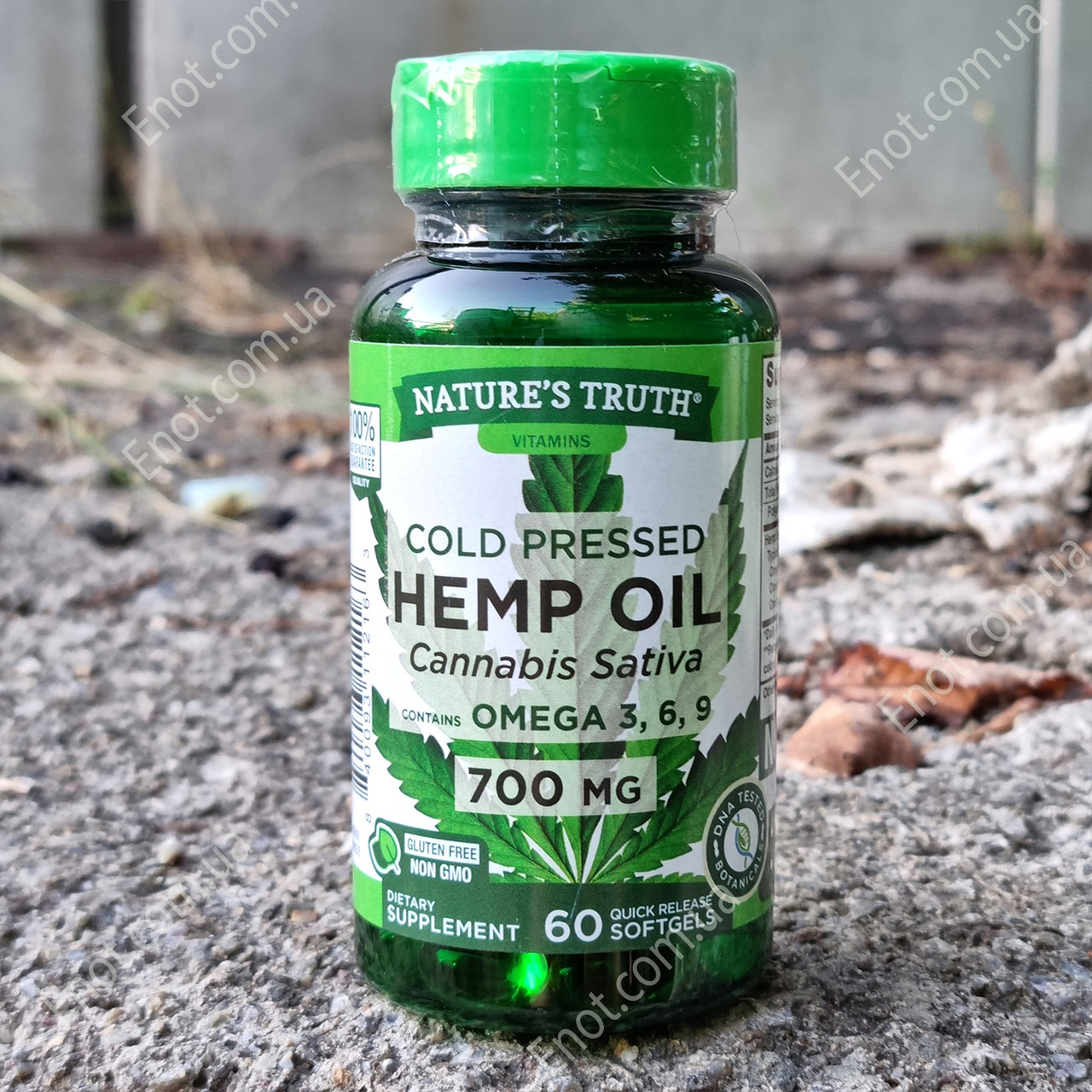 Олія насіння конопель Nature's Truth Hemp Oil 700 мг з Omega 3, 6, 9 - 60 гелевих капсул