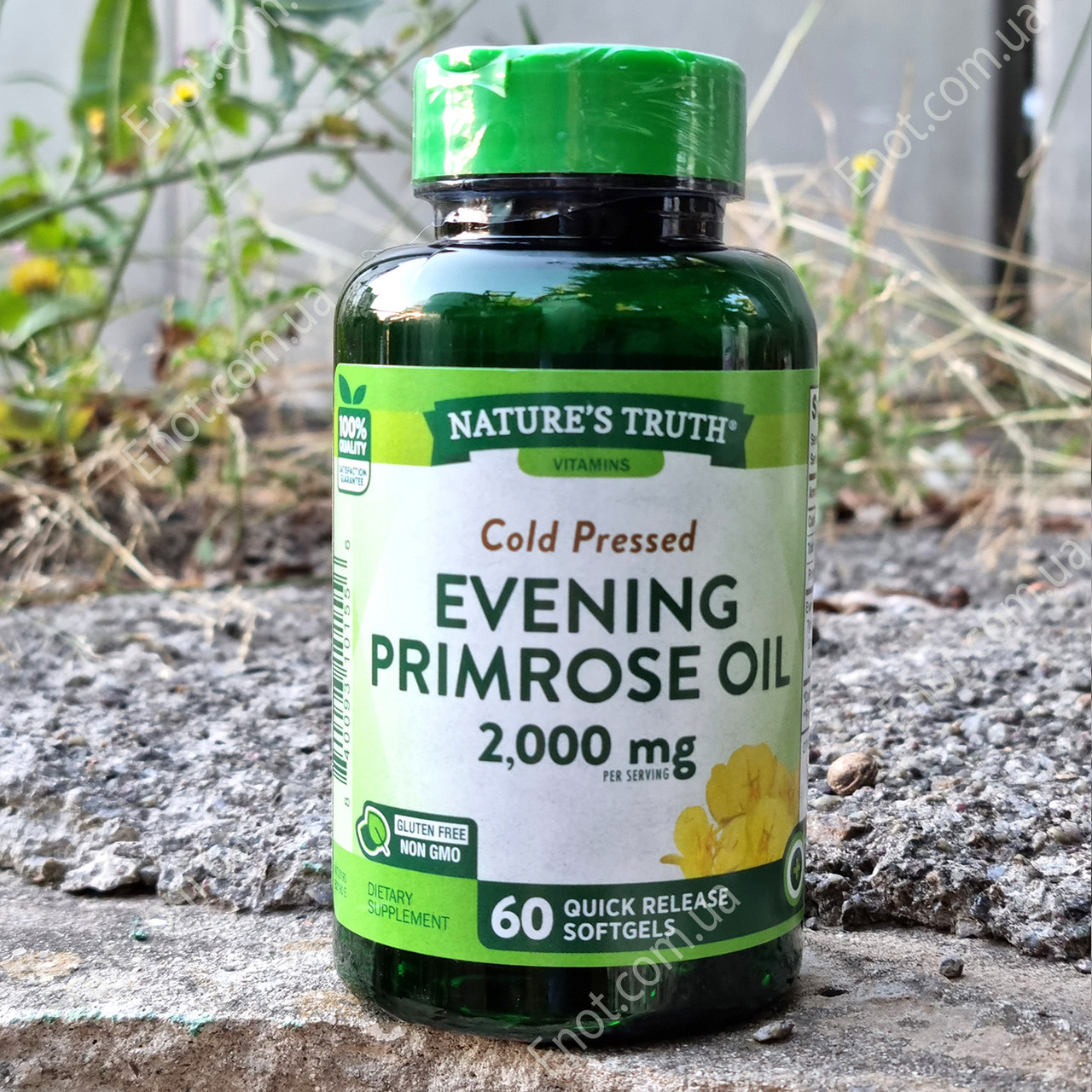 Для жінок Nature's Truth Evening Primrose Oil (Масло примули) 2000 мг на порцію 60 гелевих капсул