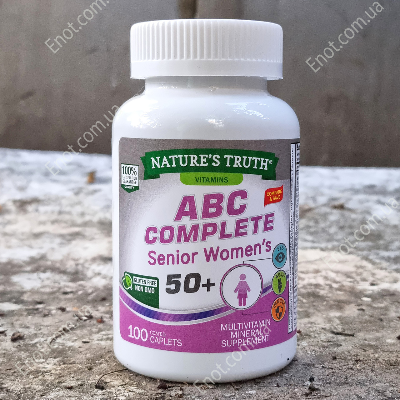 Вітаміни для жінок 50+ nature's Truth ABC Complete Senior women's 50+ 100 таблеток (каплетс)