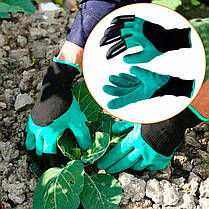 Рукавички з кігтями для саду GARDEN GLOVE, фото 6