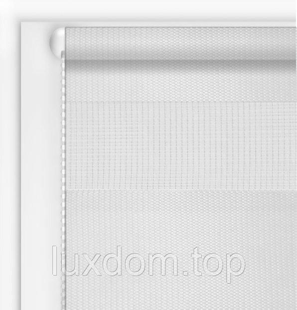 Рулонні штори День-Ніч MINI SET СИСТЕМИ ВІДКРИТОГО ТИПУ ВН-01 white 1000