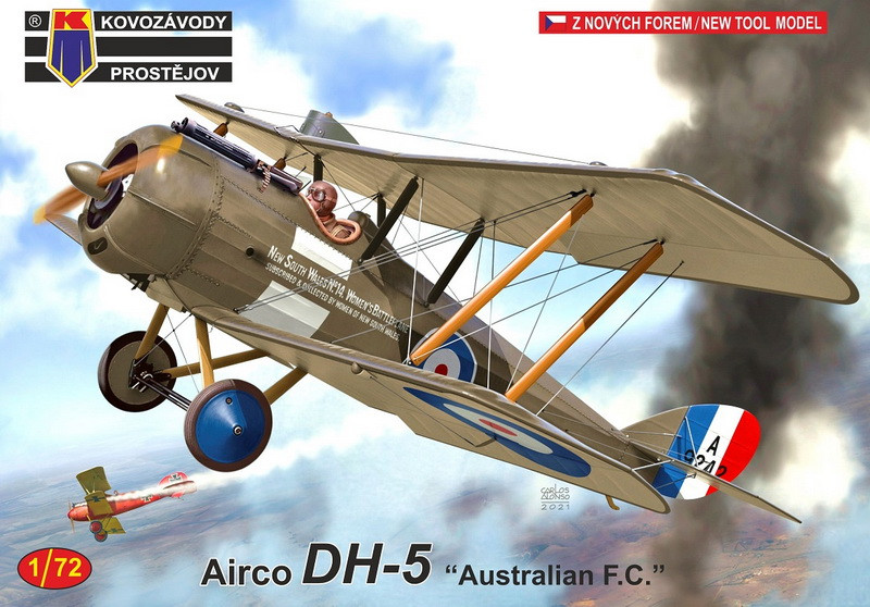 Пластикова модель 1/72 Kovozavody Prostejov 0253 британський винищувач Airco DH-5 „Australian F.C.“