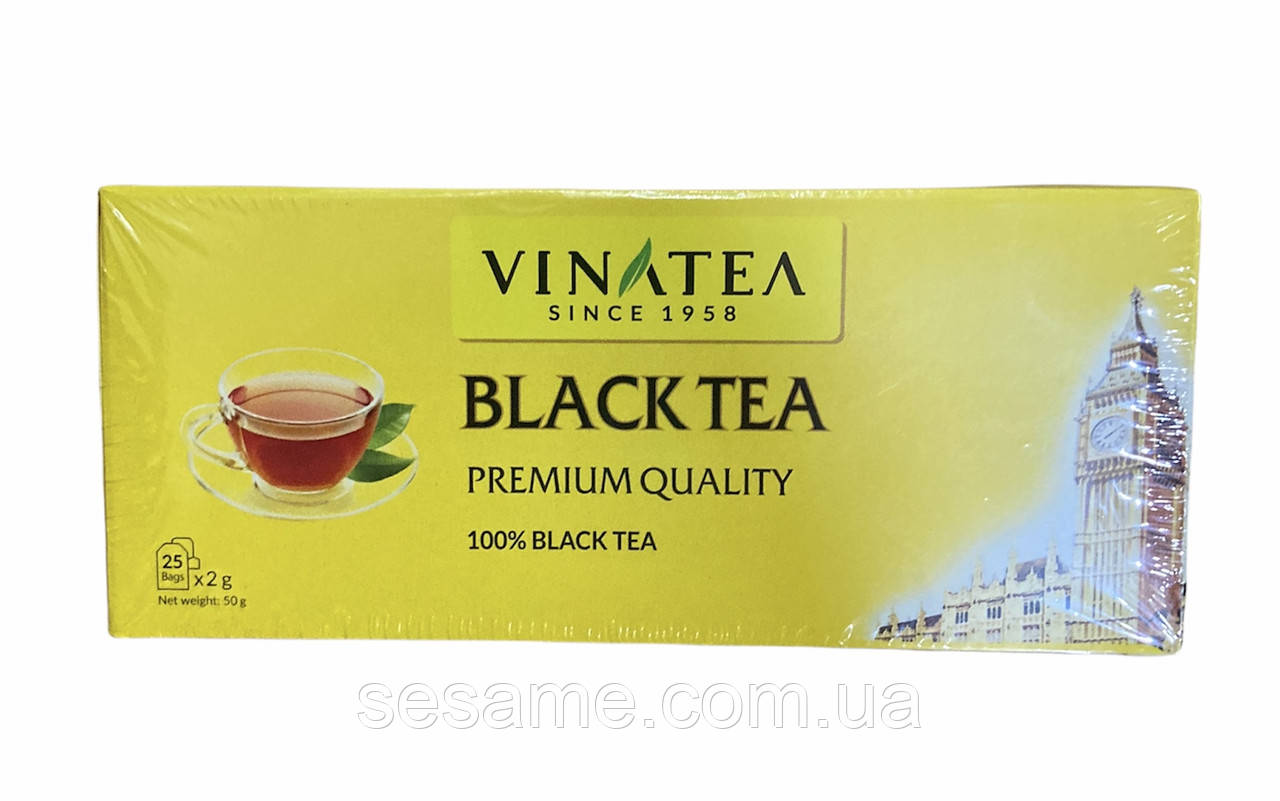 В'єтнамський чорний чай Tra VinaTea Black Tea 25*2g (В'єтнам)