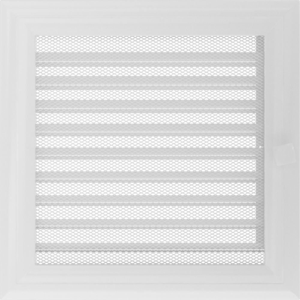 Решітка Oskar біла з жалюзями 22x22, фото 1