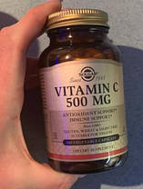 Вітамін С Солгар Solgar Vitamin C 500 мг 90 капс, фото 3