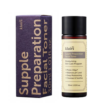 Зволожуючий тонер DEAR,Klairs Supple Preparation Facial Toner, 30 мл, фото 1