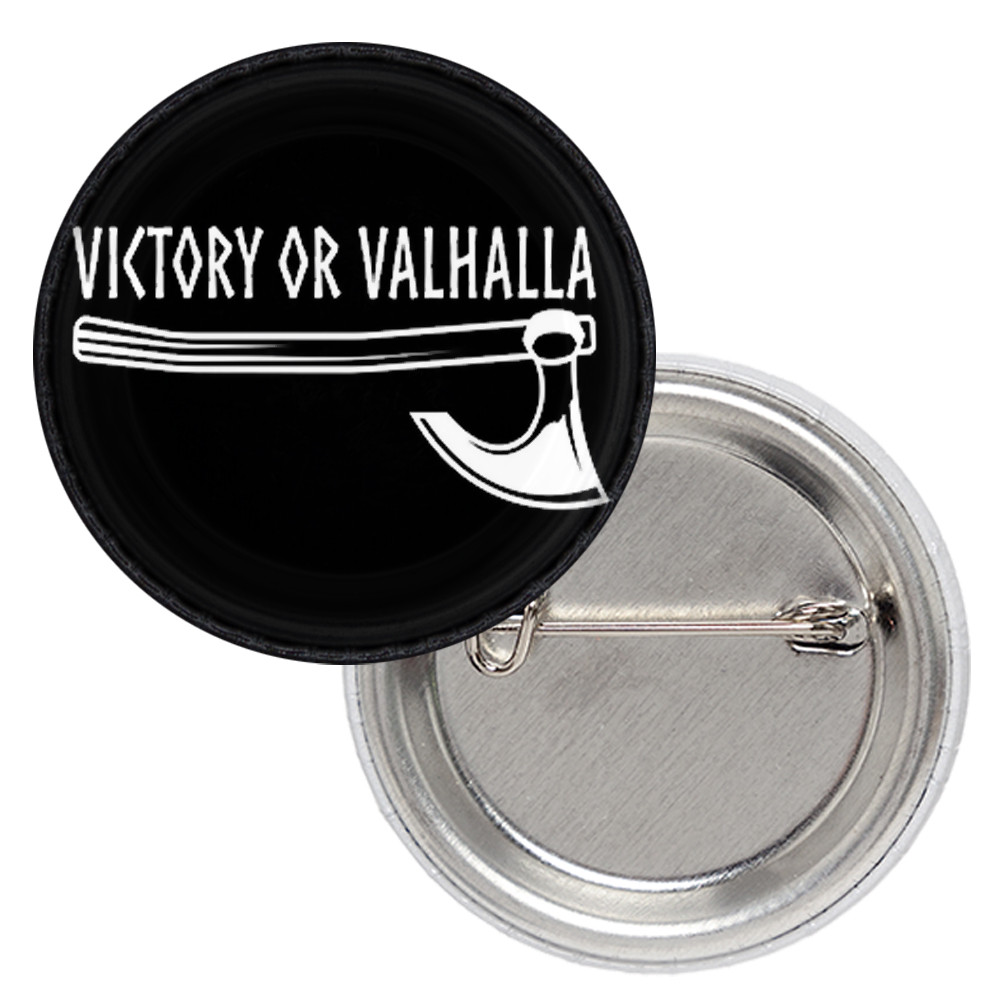 Значок Victory or Valhalla (сокира)