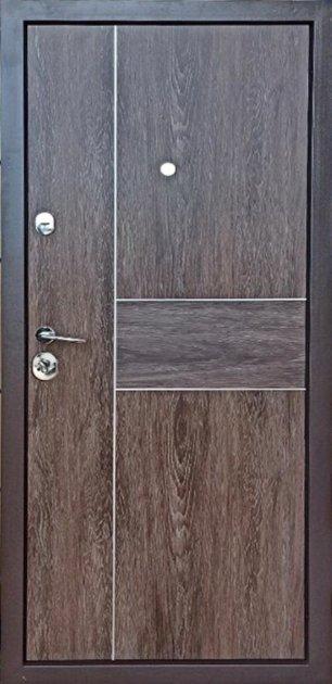 Дверь входная SteelArt ТРОЯ DA-2 корица дуб шале, дверь для квартиры, дверь для офиса, дверь бронированная. - фото 2 - id-p1412072345