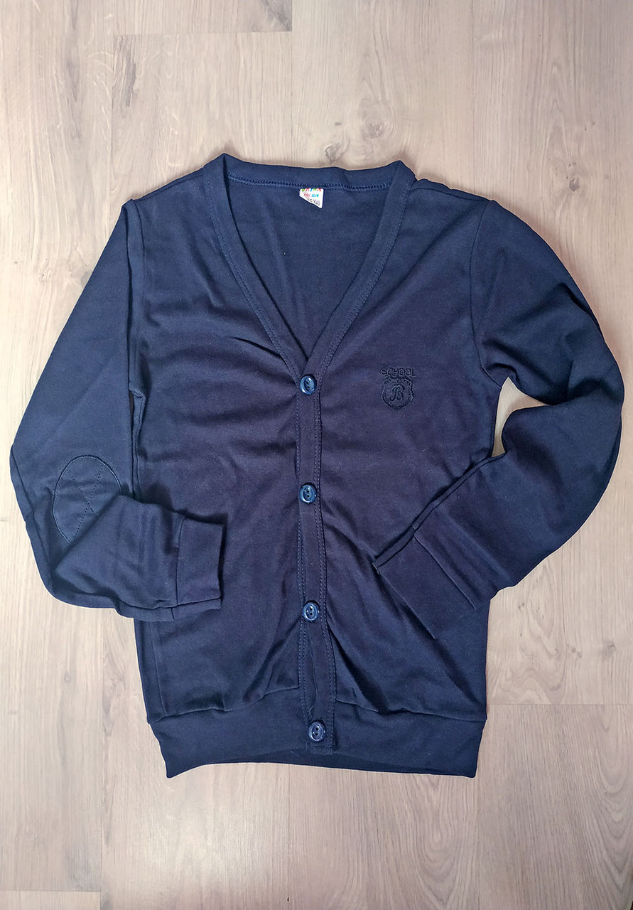 Кофта для хлопчика синя на гудзиках, фото 1