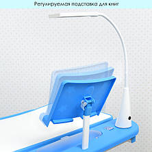 Шкільна парта M 4428-4 підставка для книг і світильник, фото 4