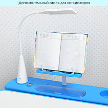 Шкільна парта M 4428-4 підставка для книг і світильник, фото 6