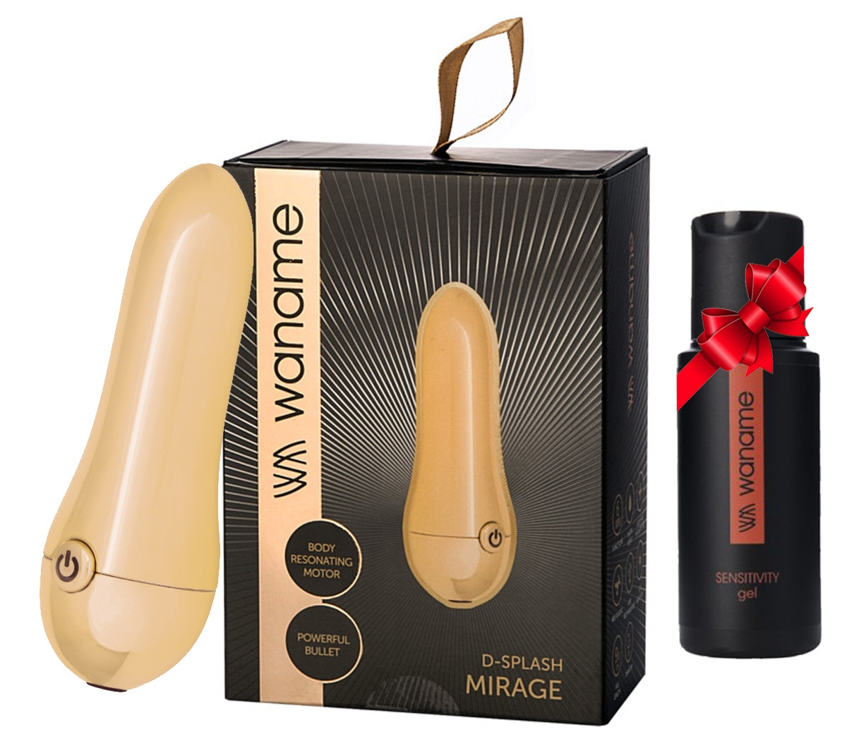 Вібратор Waname D-Splash Mirage + Sensitivity Gel, 50 мл
