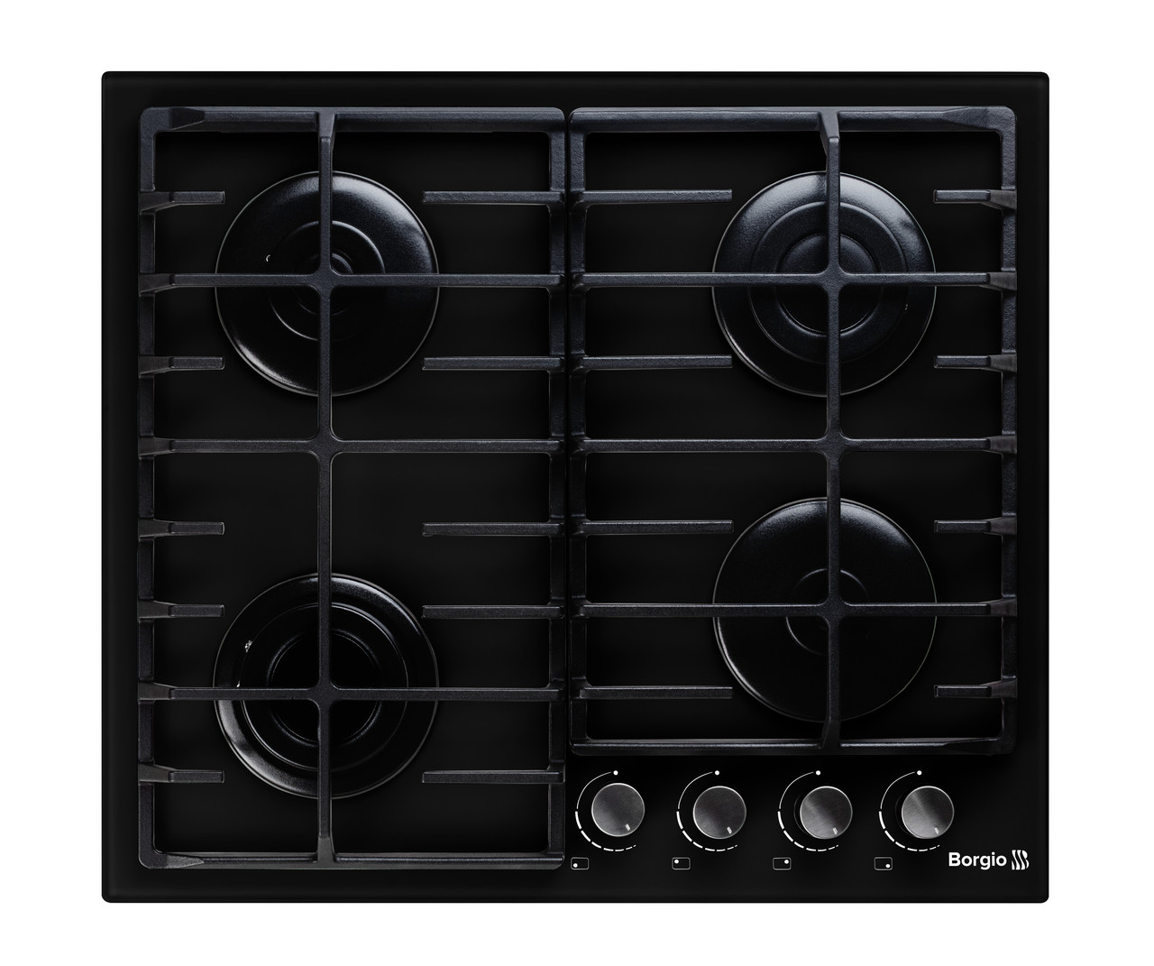 Варильна поверхня газова BORGIO 6190-17 (Black Glass) FFD