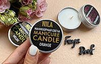 Nila Свічка масажна для манікюру Spa Massage Candle Апельсин, 30 мл