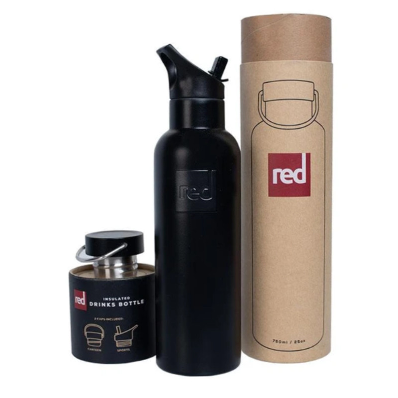 Фляга для SUP серфінгу професійна Red Original Insulated Drinks bottle — 750 мл (чорна), фото 1